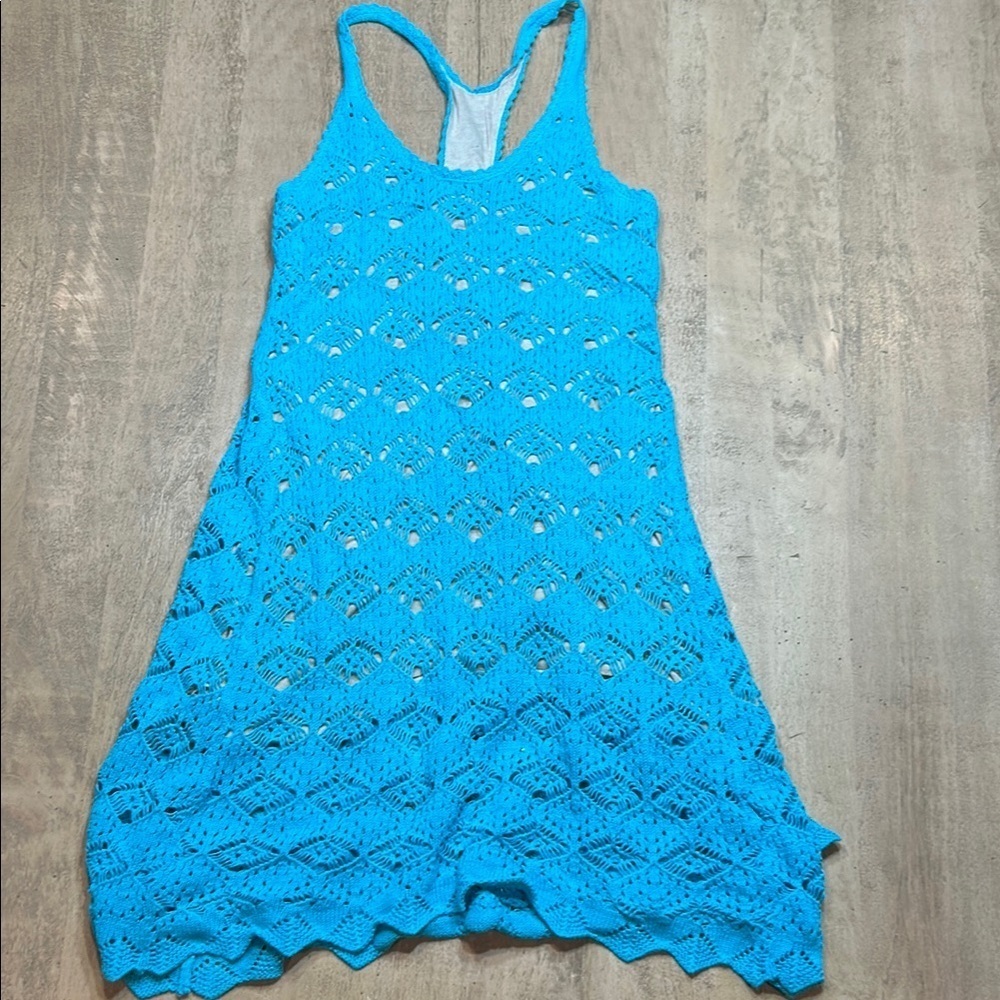 Moda International Blue Asymmetrical Sundress